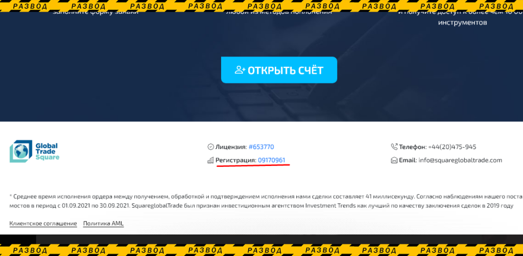Squareglobal лицензия