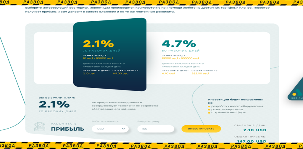 доходность ASIKLTD тарифы