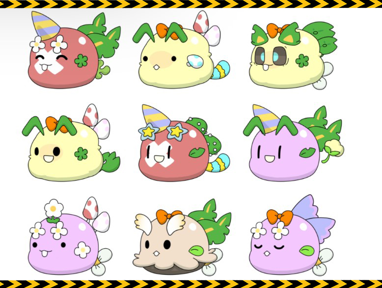 внешний вид игровых питомцев Chives Farm